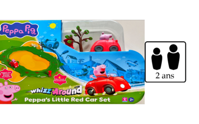 Coffret Peppa Pig avec voiture rouge