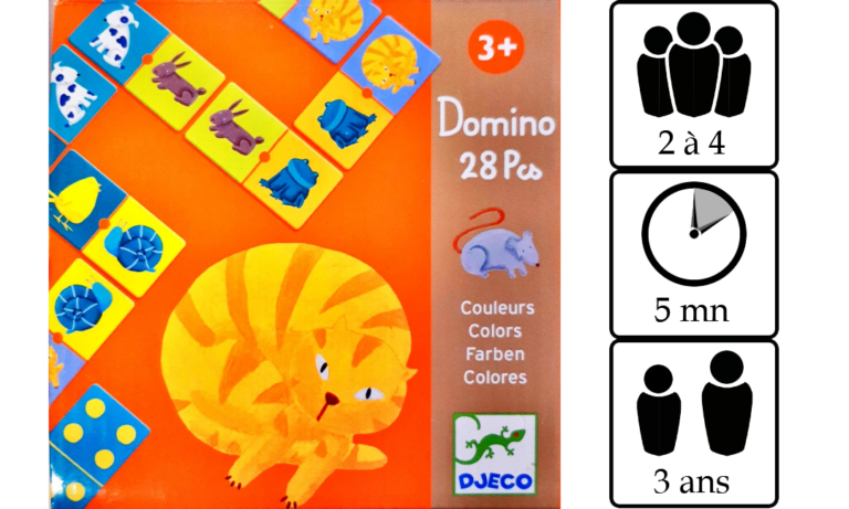 Domino couleurs Animaux Djeco